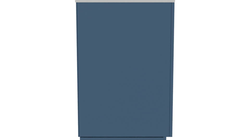 Sleek Minimalist Kitchen Cabinet 3D Model - Professional 3D Model Render 8