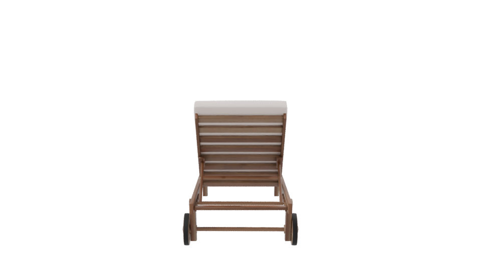 Stylish Outdoor Lounge Chair 3D - Professional 3D Model Render 8