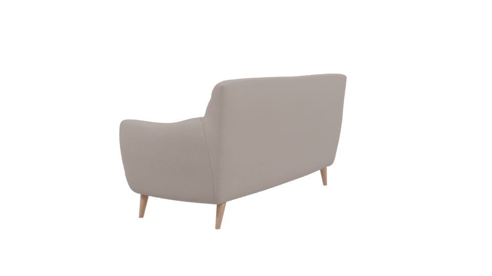 Stylish Modern Sofa 3D Model - Professional 3D Model Render 3