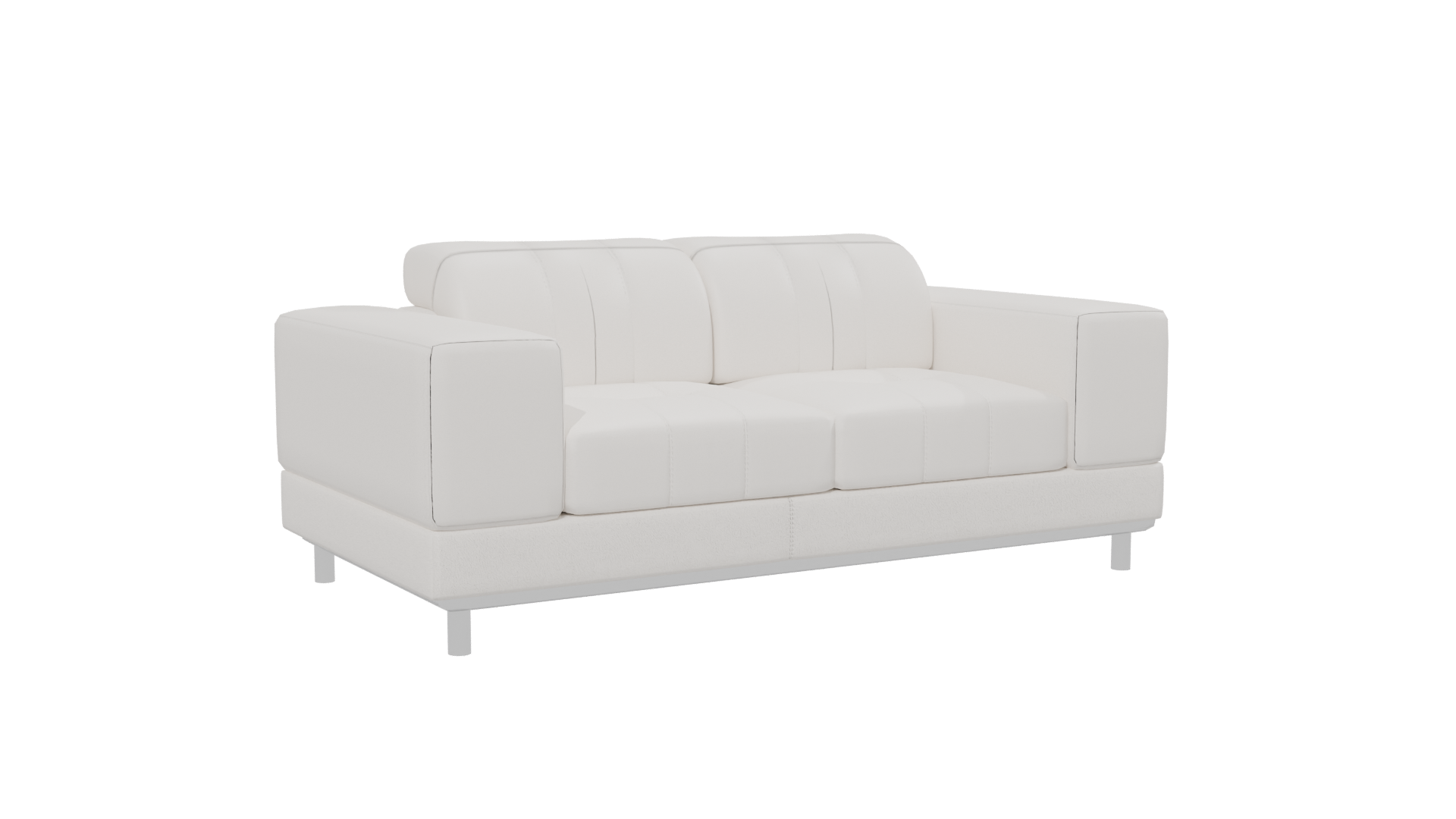 Stylish White Sofa 3D Model - Professional 3D Model Render 13