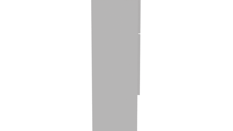 Sleek Stainless Steel Refrigerator 3D Model - Professional 3D Model Render 8