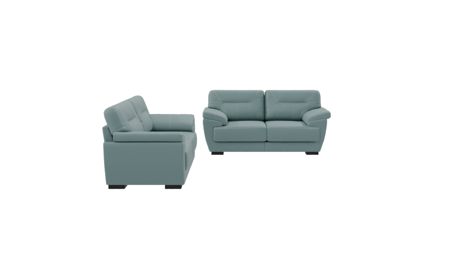 SALA 32 Vinyl Leather Sofa 3D - Professional 3D Model Render 8