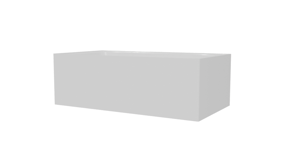 Contemporary Freestanding Bath Model - Professional 3D Model Render 6