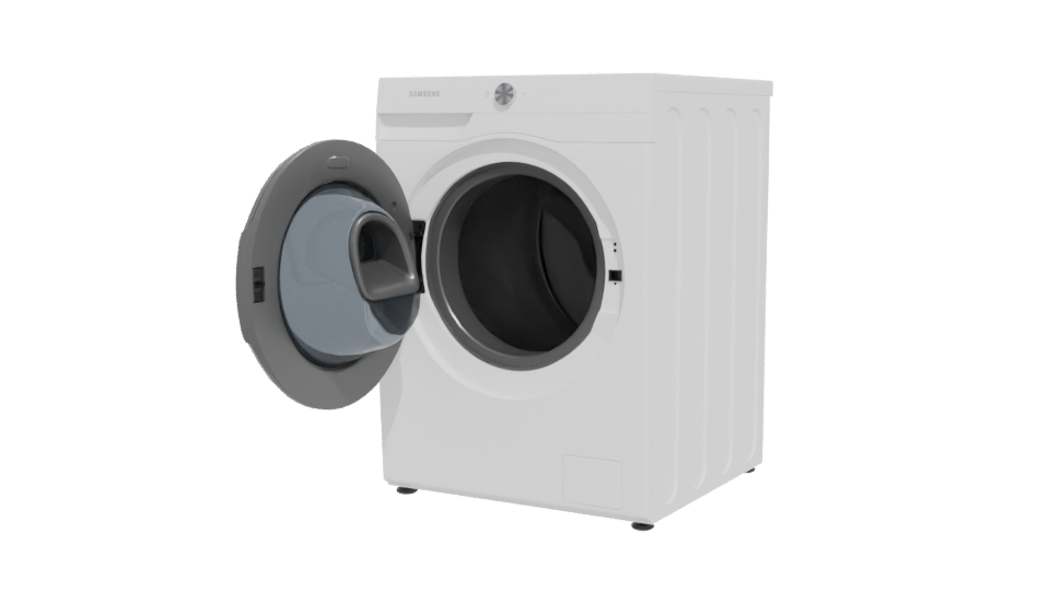 Modern Washing Machine 3D Model - Professional 3D Model Render 12
