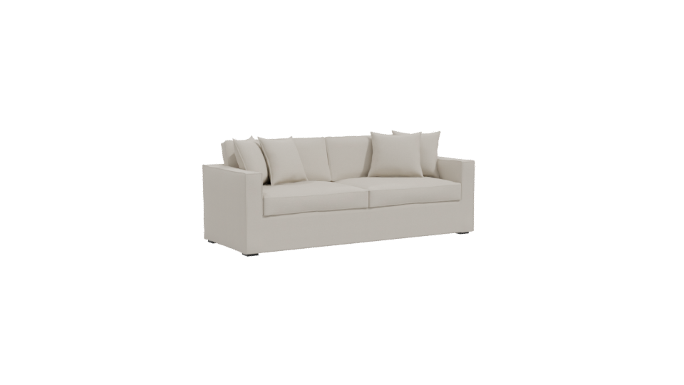 Minimalist Modern Sofa 3D Model - Professional 3D Model Render 10