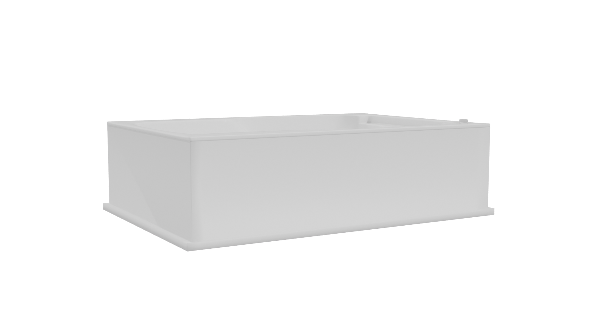 Elegant Modern Bathtub 3D Model - Professional 3D Model Render 10