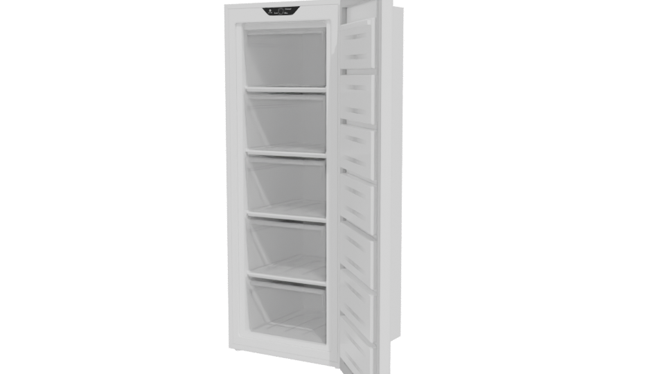 Contemporary Freezer 3D Model - Professional 3D Model Render 12