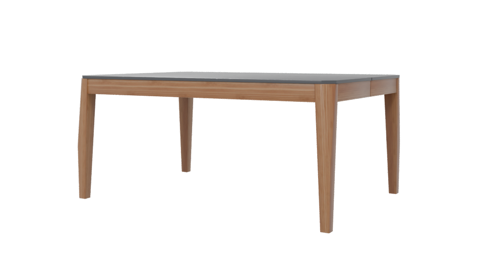 Stylish Wooden Dining Table 3D - Professional 3D Model Render 6