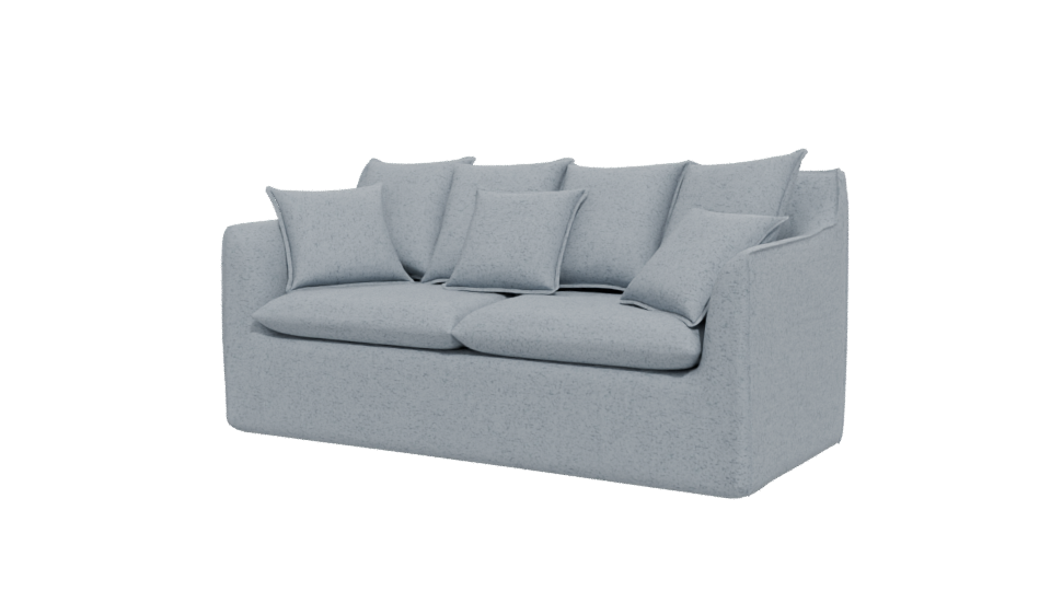 Stylish Modern Sofa with Cushions 3D Model - Professional 3D Model Render 12