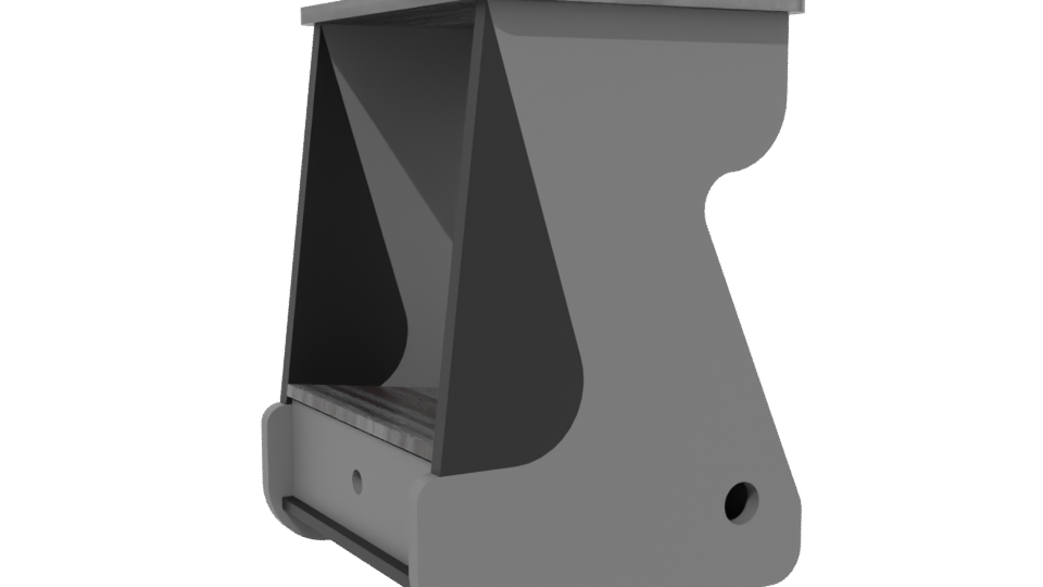 Stylish Modern Shelf Unit 3D - Professional 3D Model Render 13