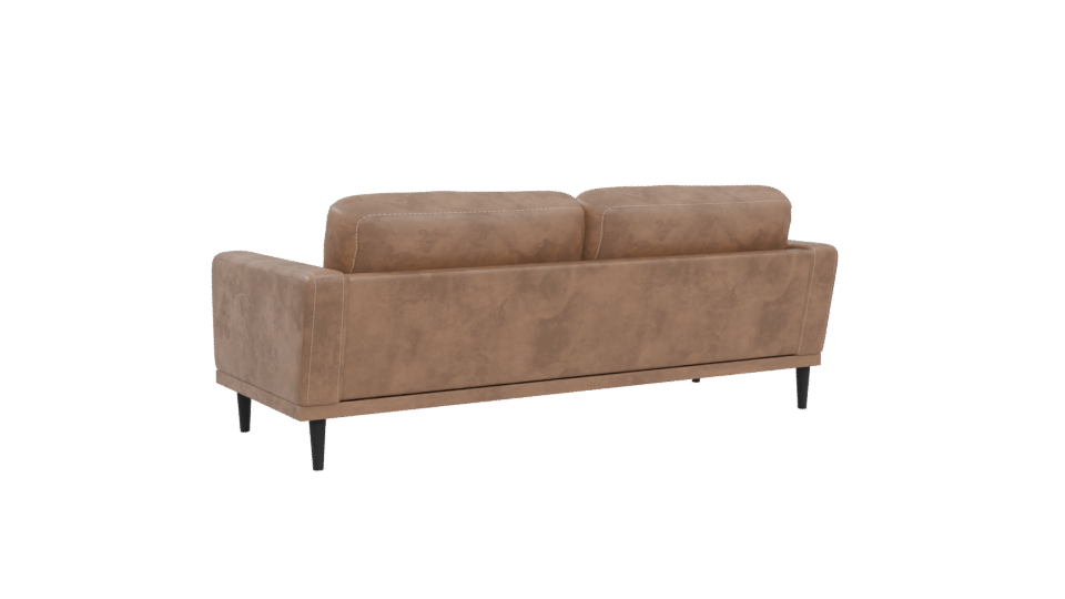 Stylish Leather Sofa Model - Professional 3D Model Render 4