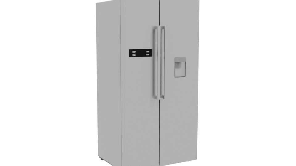 Refrigerator Neu SBS 3D Model - Professional 3D Model Render 10