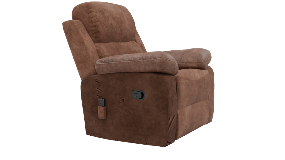Stylish Modern Recliner Armchair 3D Model - Professional 3D Model Render 9