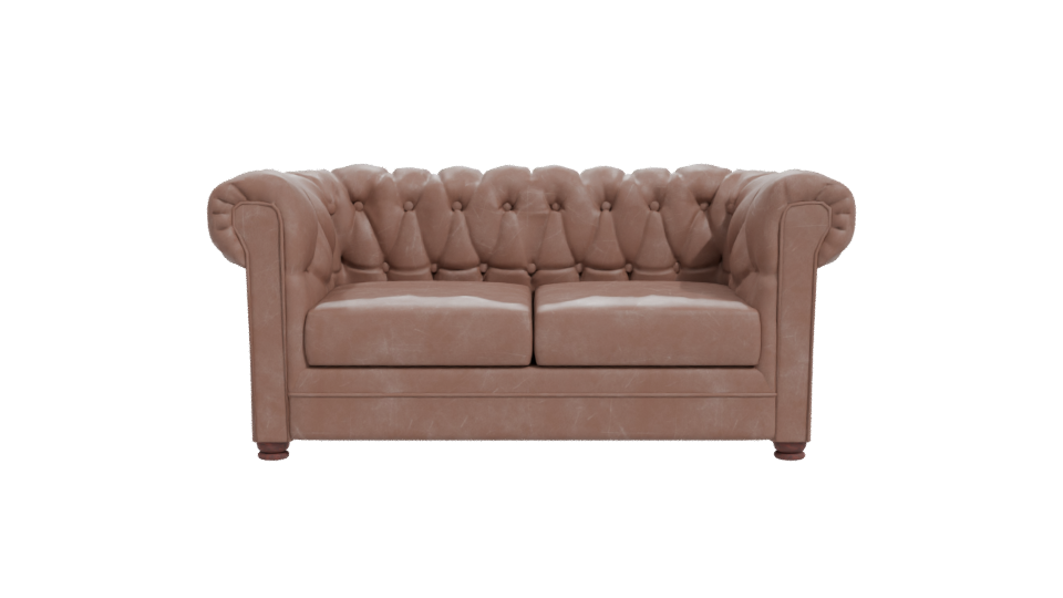 Elegant Vintage Sofa Model 3D - Professional 3D Model Render 11