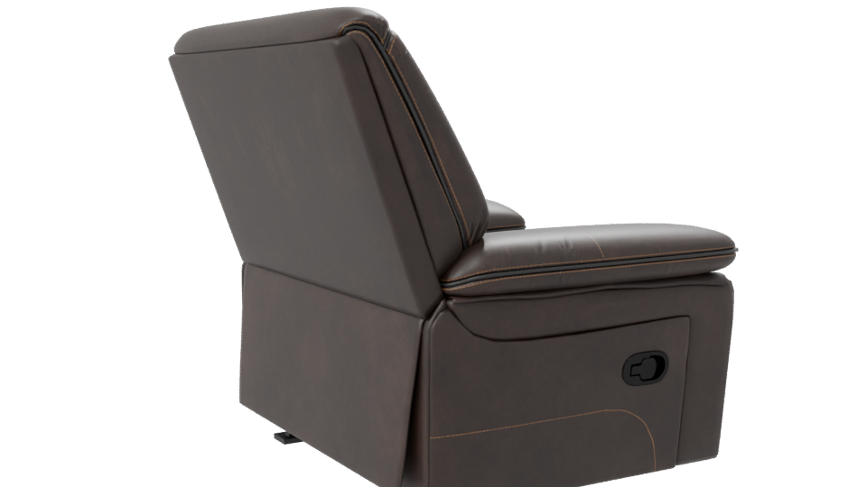Luxurious Leather Recliner 3D Model - Professional 3D Model Render 7