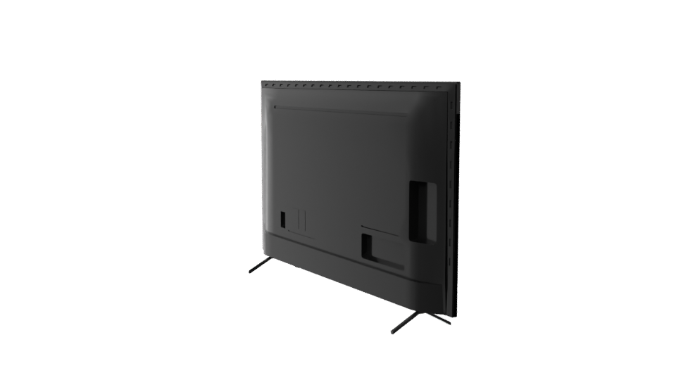 Sleek Modern Television Model - Professional 3D Model Render 7