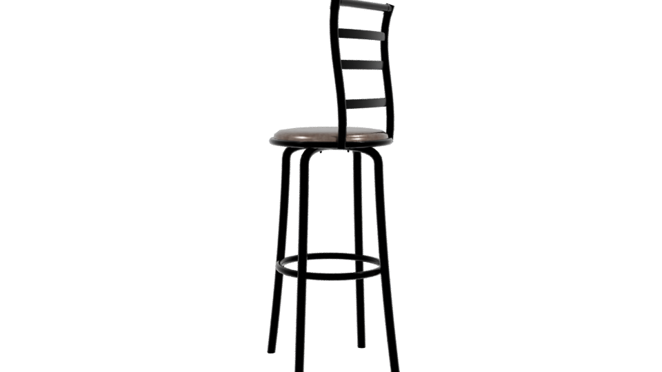 Stylish Bar Stool 3D Model - Professional 3D Model Render 3