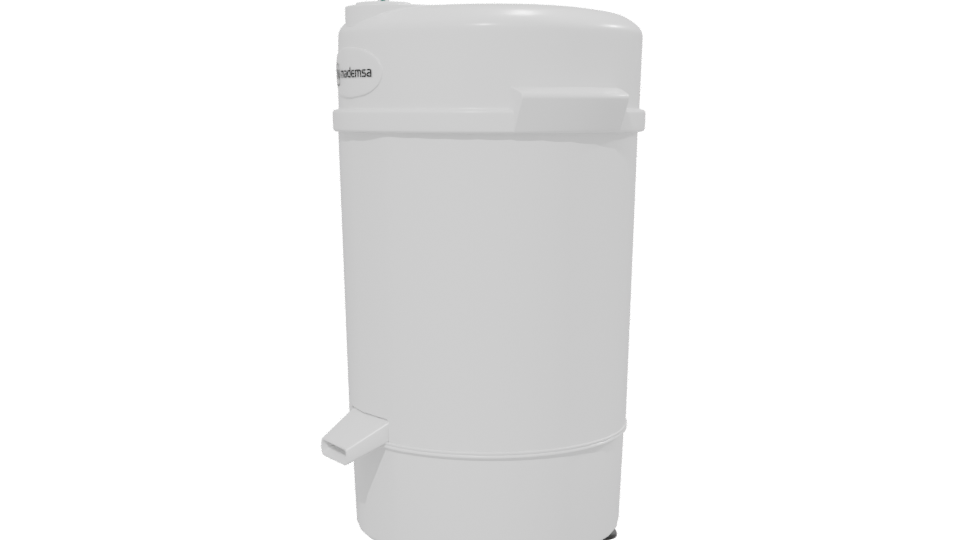 Sleek Modern Waste Bin 3D Model - Professional 3D Model Render 13