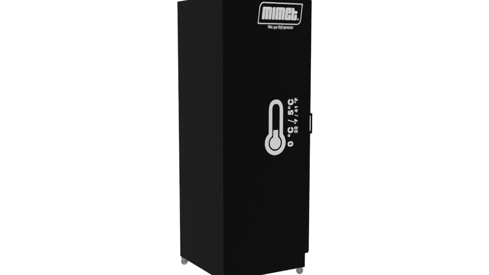 Glass Display Refrigerator 3D Model - Professional 3D Model Render 7