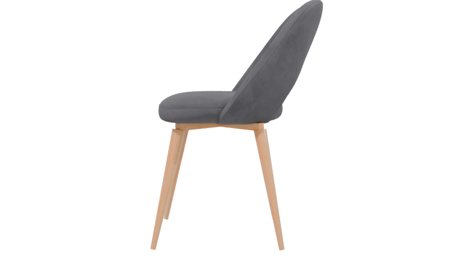 Stylish Modern Dining Chair 3D - Professional 3D Model Render 2