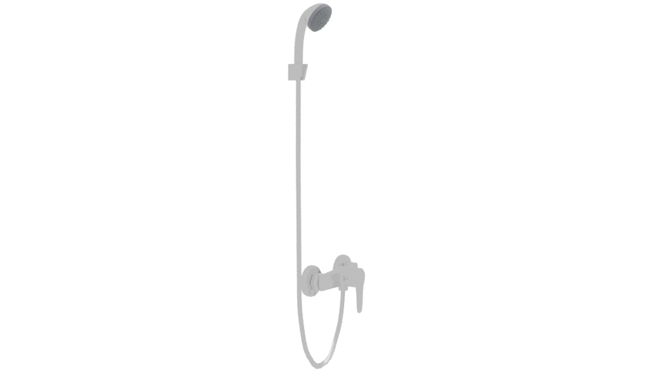 Stylish Shower Head 3D Model - Professional 3D Model Render 9