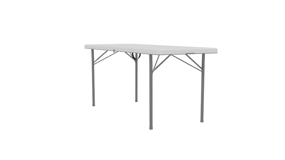 Folding Table 3D Model - Professional 3D Model Render 13