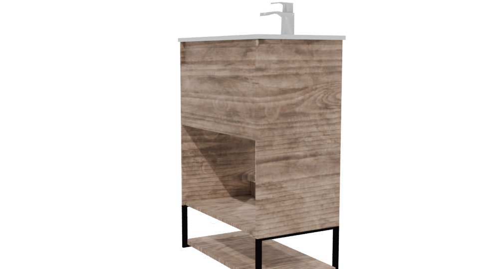 Stylish Bathroom Vanity 3D Model - Professional 3D Model Render 13