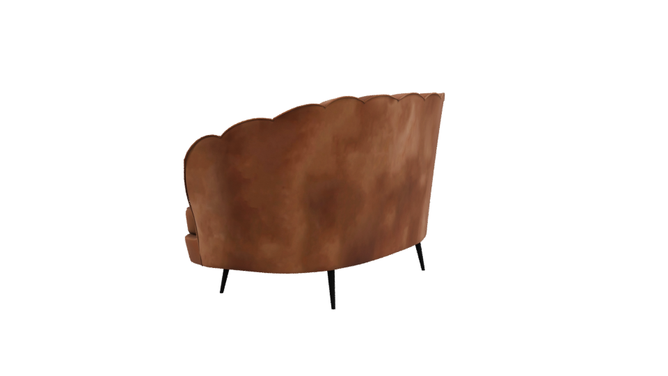 Stylish Love Seat 3D Model - Professional 3D Model Render 3