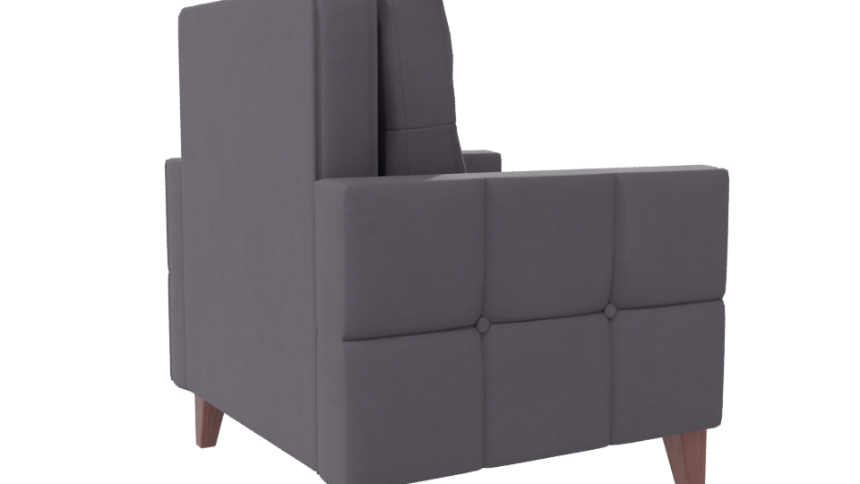 Stylish Modern Armchair Model - Professional 3D Model Render 7