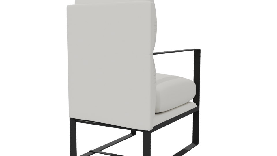Stylish Modern Armchair 3D - Professional 3D Model Render 6