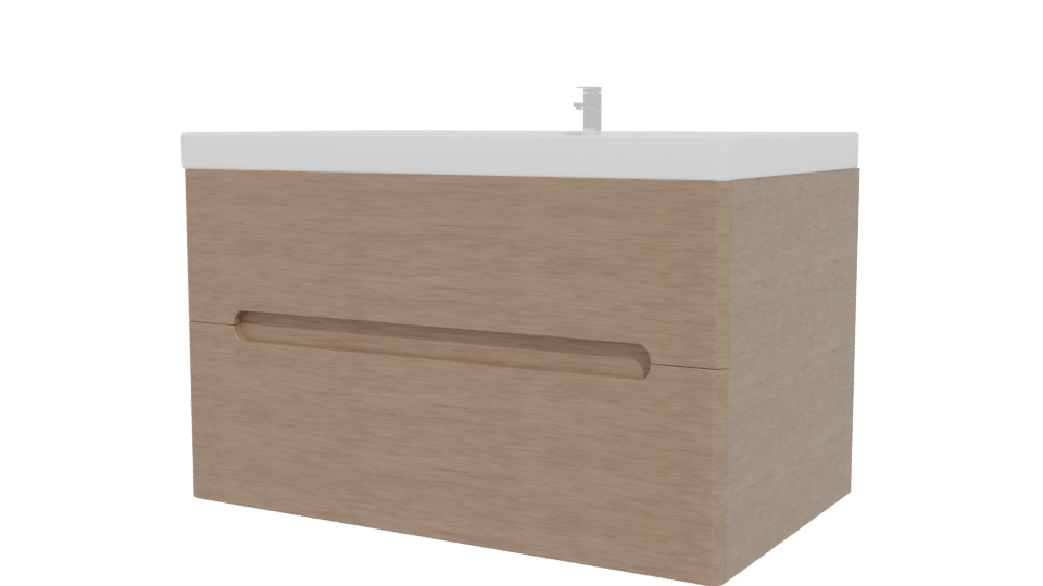 Stylish Modern Freestanding Bathtub 3D Model - Professional 3D Model Render 12