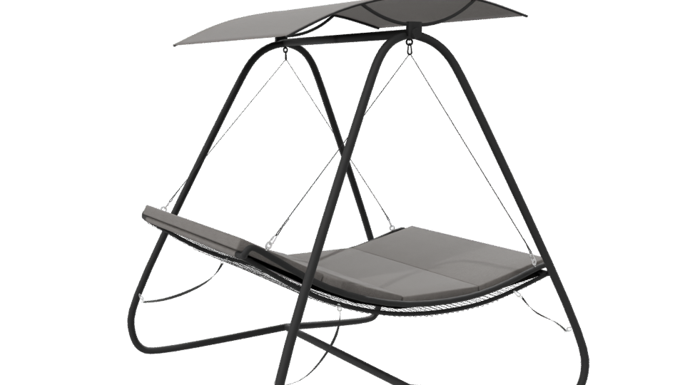 Stylish Outdoor Swing Seat 3D - Professional 3D Model Render 7