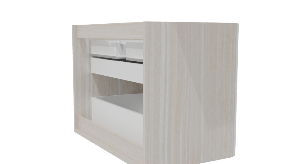 Sleek Minimalist Bathroom Vanity 3D - Professional 3D Model Render 7