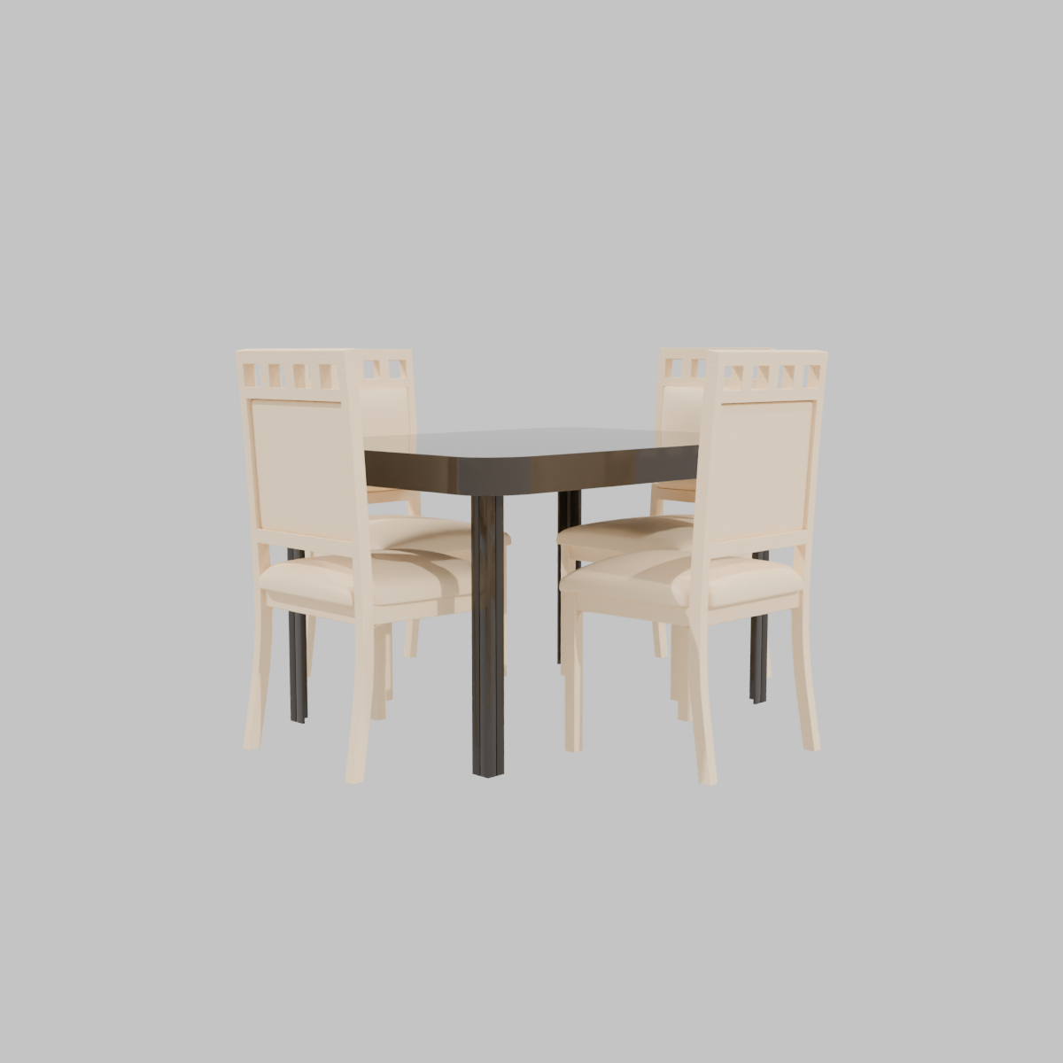 Comedor Kioto Teflón Con 4 Sillas