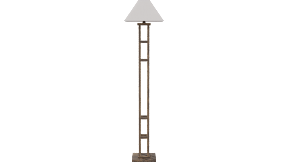 Stylish Floor Lamp 3D Model - Professional 3D Model Render 5