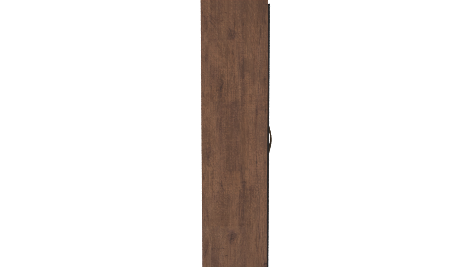 Stylish Wooden Storage Cabinet Model - Professional 3D Model Render 8