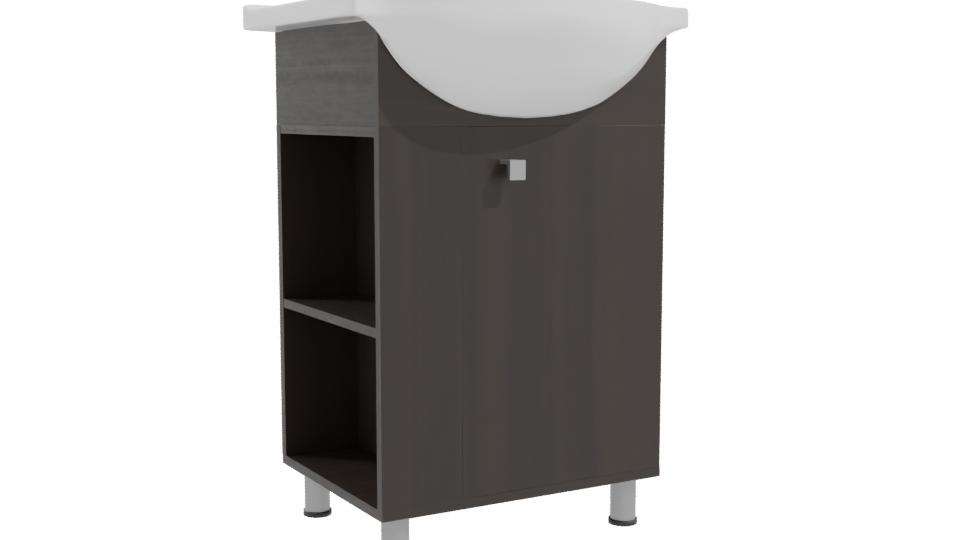 Stylish Modern Bathroom Vanity 3D - Professional 3D Model Render 10