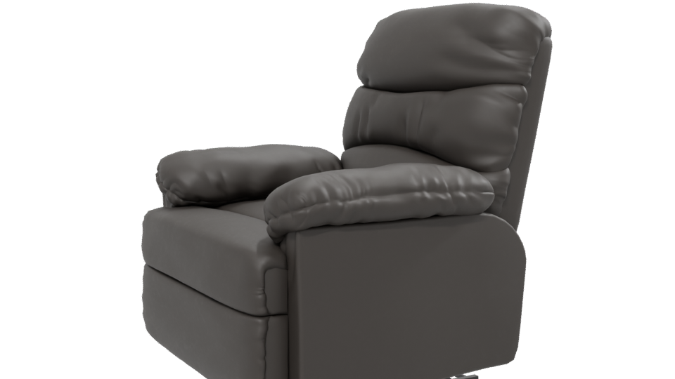 Stylish Reclining Chair Model - Professional 3D Model Render 13