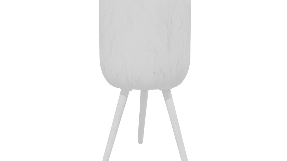 Stylish Ceramic Planter Model - Professional 3D Model Render 13