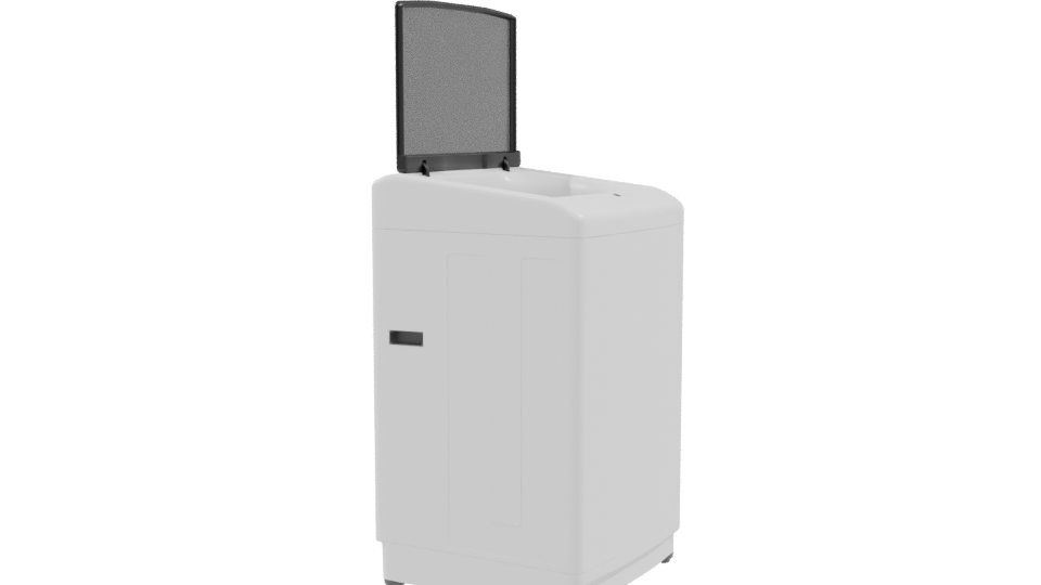 Modern Household Washing Machine 3D - Professional 3D Model Render 9