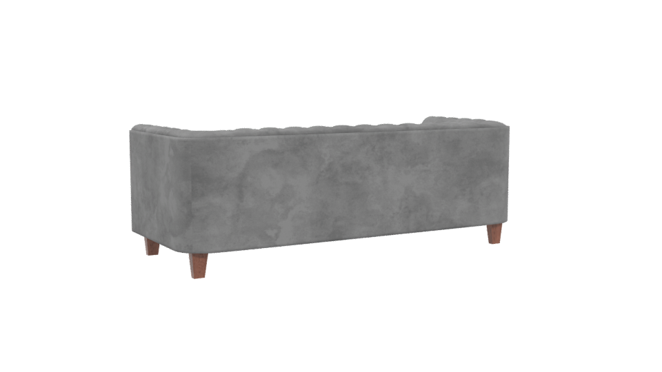 Elegant Chesterfield Sofa Model - Professional 3D Model Render 4