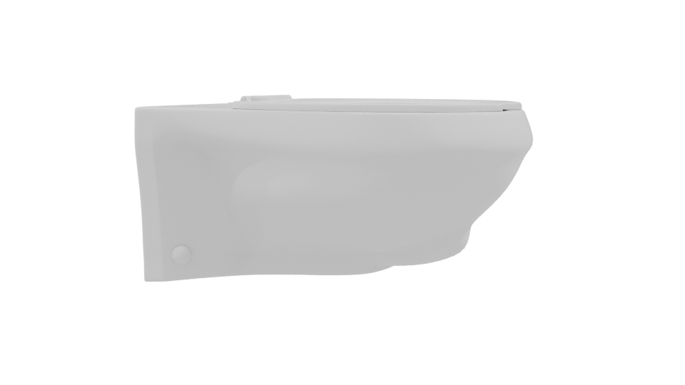Stylish Modern Toilet Model - Professional 3D Model Render 9