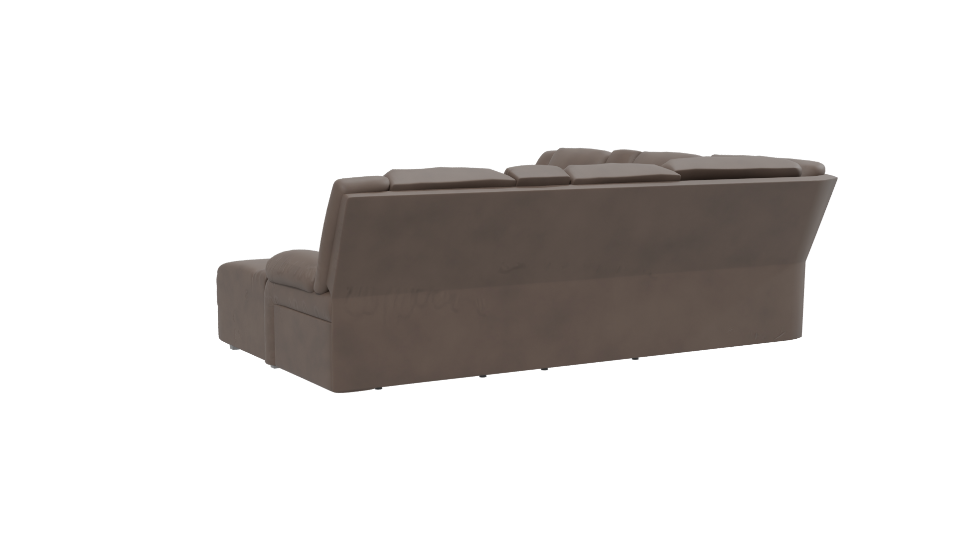 Reclining Sectional Sofa Model 3D - Professional 3D Model Render 13