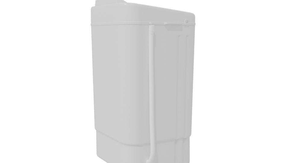 Compact Washing Machine 3D Model - Professional 3D Model Render 7