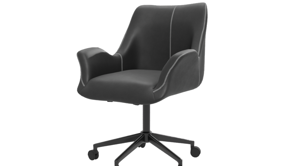 Stylish Modern Office Chair 3D - Professional 3D Model Render 12
