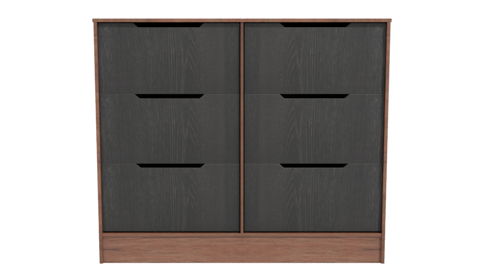 Contemporary Wooden Storage Cabinet 3D - Professional 3D Model Render 11