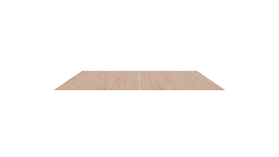 Stylish Wooden Dining Table 3D - Professional 3D Model Render 8