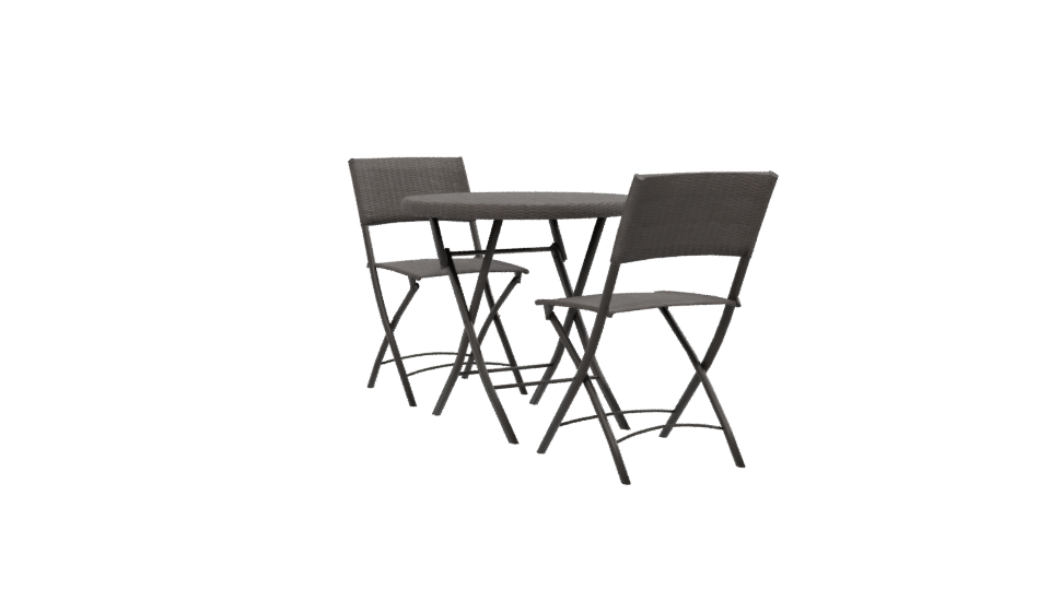 Stylish Outdoor Table Set 3D - Professional 3D Model Render 13