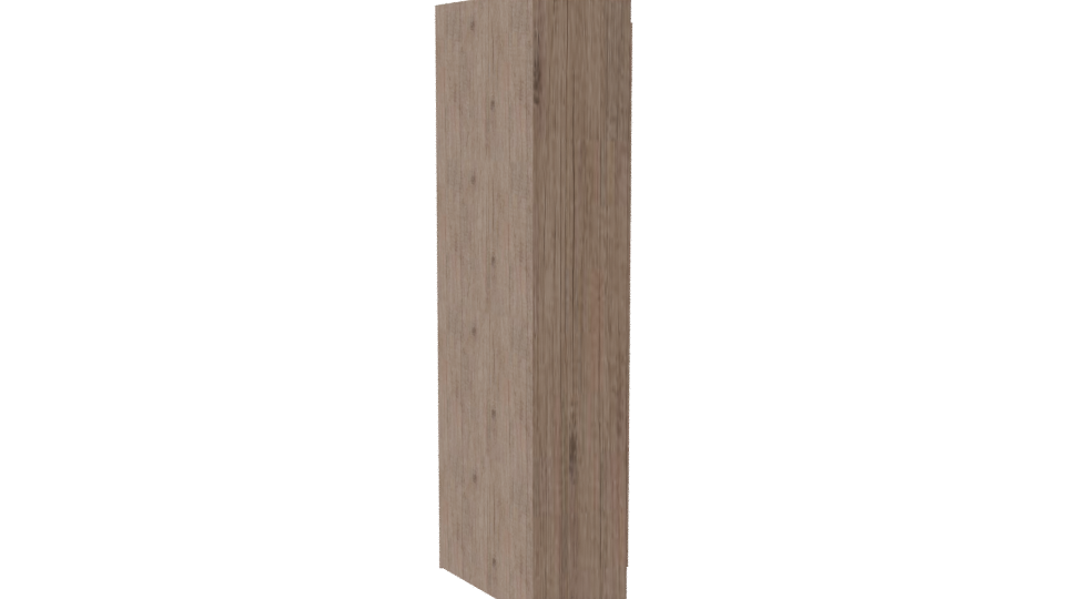 Stylish Wooden Storage Cabinet 3D - Professional 3D Model Render 7
