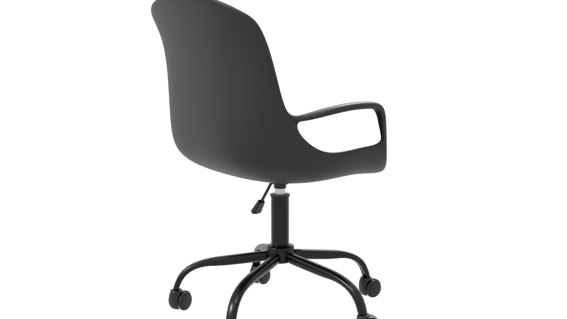 Sleek Modern Swivel Office Chair 3D Model - Professional 3D Model Render 7